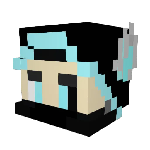 thegame_ch Minecraft avatar head, 3D render