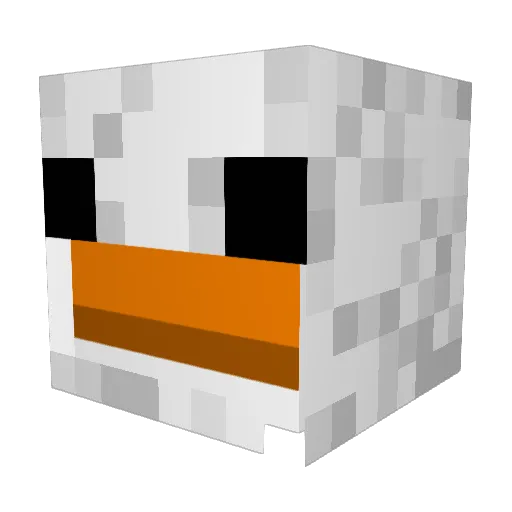 thegameganster Minecraft avatar head, 3D render