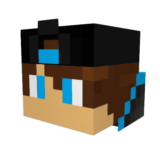 thegameur1109 Minecraft avatar head, 3D render