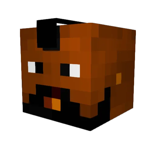 thegeorge101 Minecraft avatar head, 3D render