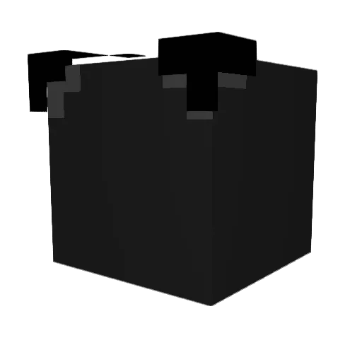 thegetion Minecraft avatar head, 3D render