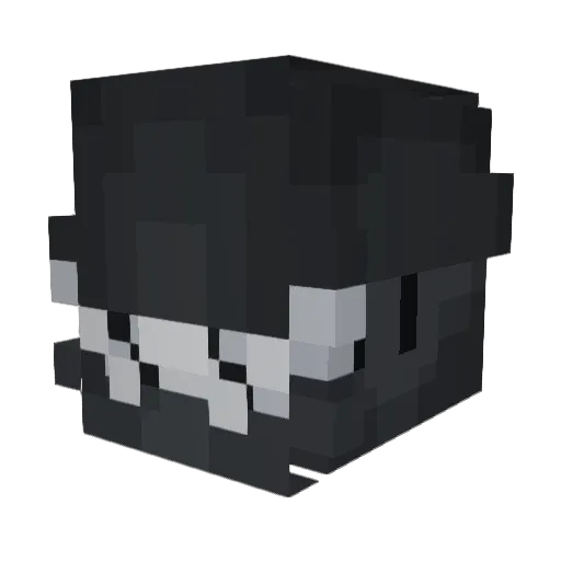 theghuel Minecraft avatar head, 3D render