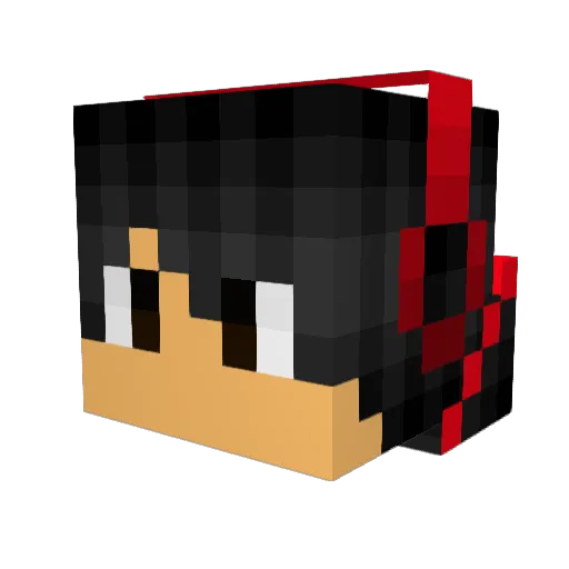 thegirldylan Minecraft avatar head, 3D render