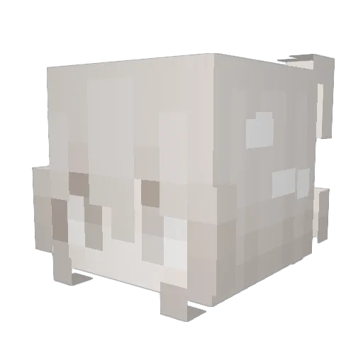 thegirlwaiting Minecraft avatar head, 3D render