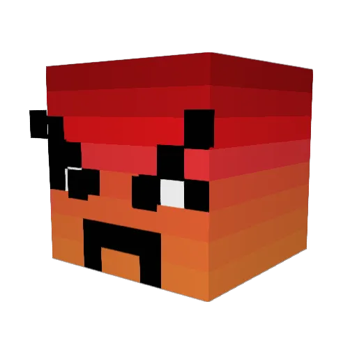 thegoonlord67 Minecraft avatar head, 3D render