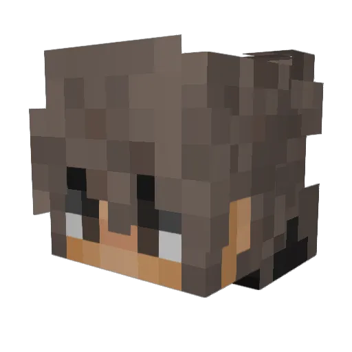 thegreatpapy131 Minecraft avatar head, 3D render