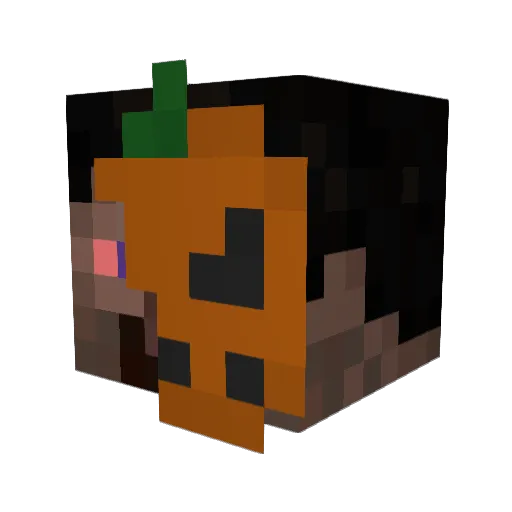 thegreatryoshi Minecraft avatar head, 3D render