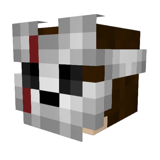 thegreatyamwar Minecraft avatar head, 3D render