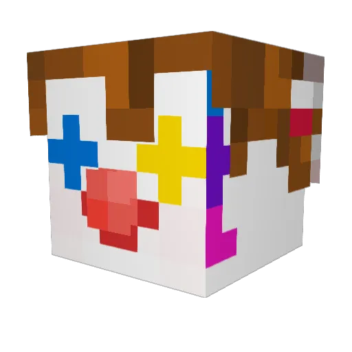 thegreenkiller9 Minecraft avatar head, 3D render