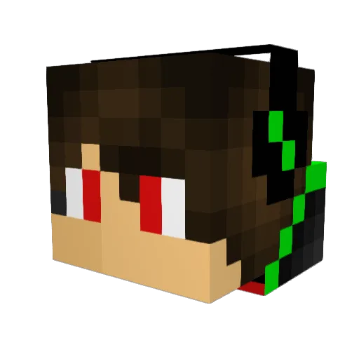 thegriff14 Minecraft avatar head, 3D render