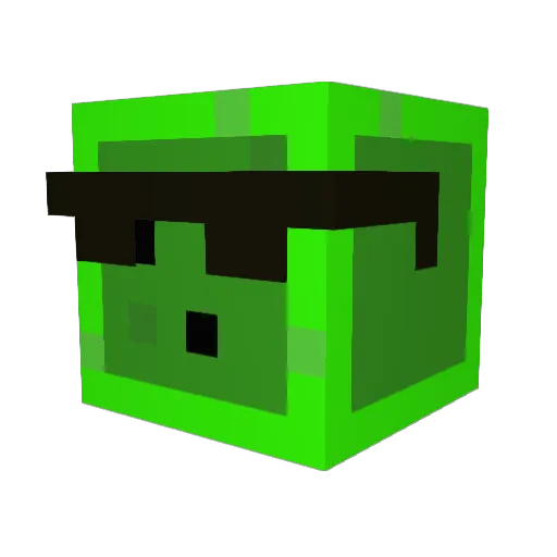 theguy360 Minecraft avatar head, 3D render