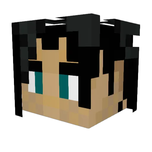 theheavyone Minecraft avatar head, 3D render
