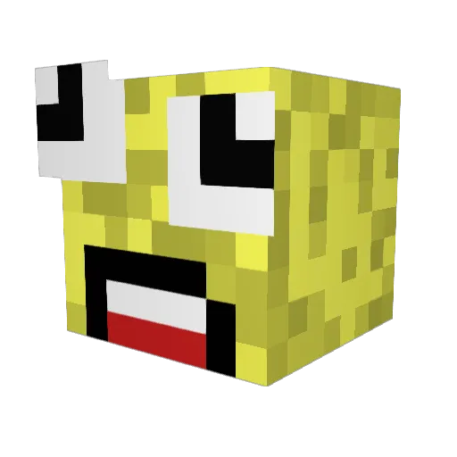 thehippolyte386 Minecraft avatar head, 3D render
