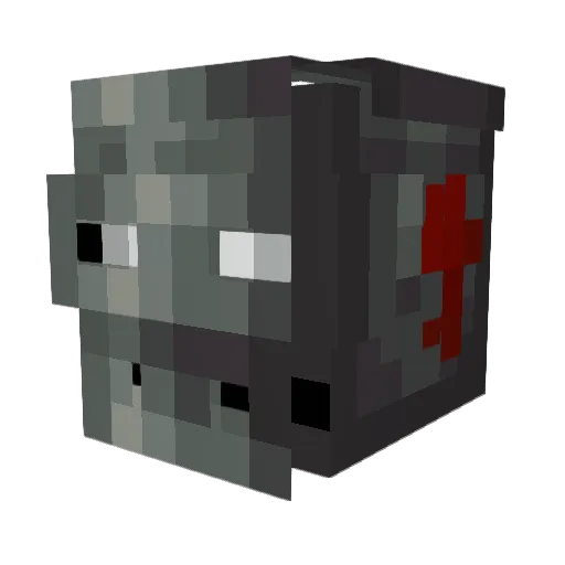 thehypnoticgoat Minecraft avatar head, 3D render