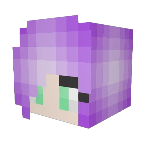 theidiotMozz Minecraft avatar head, 3D render
