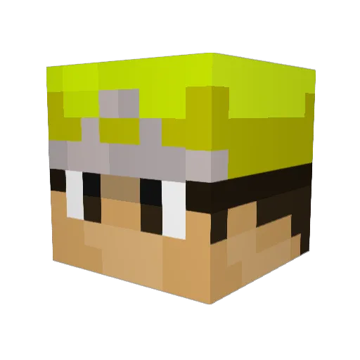 theifer74 Minecraft avatar head, 3D render