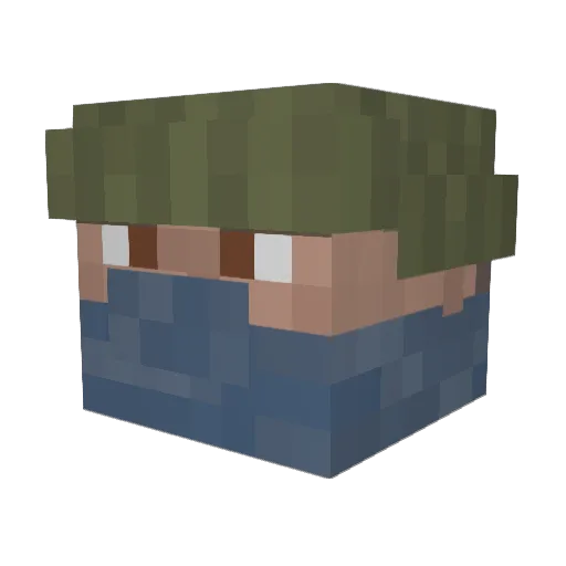 theinfamoustoast Minecraft avatar head, 3D render