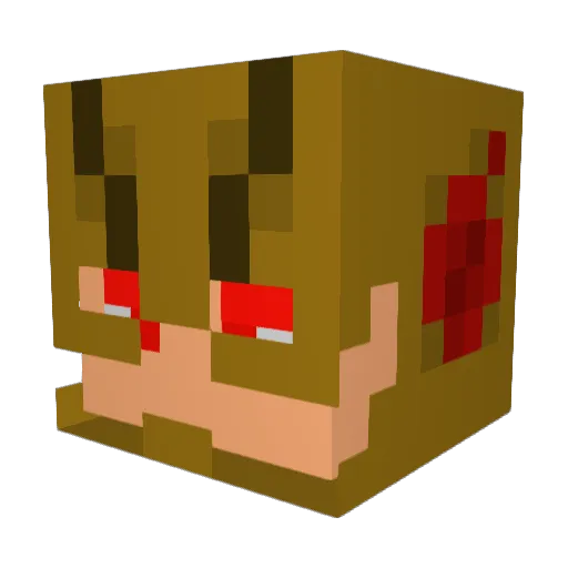 theivan240 Minecraft avatar head, 3D render