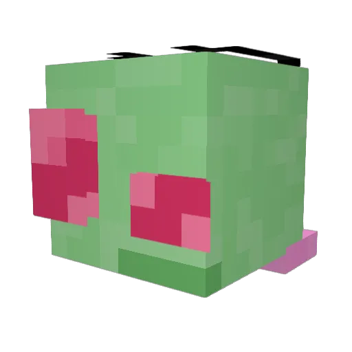 thejadedstone Minecraft avatar head, 3D render