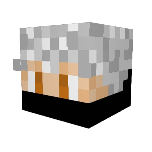 thejakes03 Minecraft avatar head, 3D render