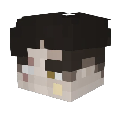 thejeddah22 Minecraft avatar head, 3D render