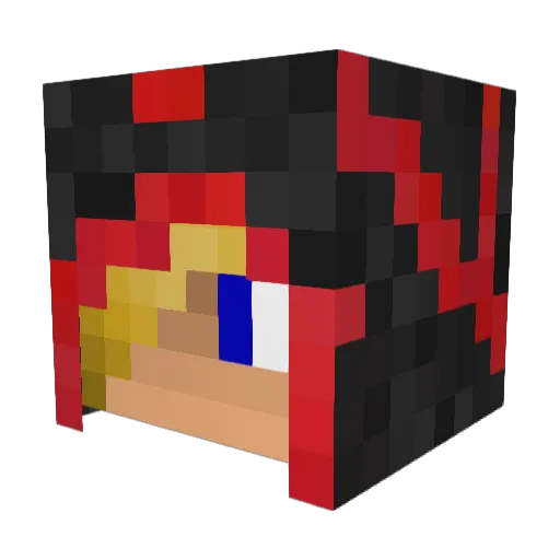 thejester81 Minecraft avatar head, 3D render