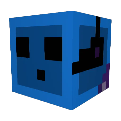 thejokerclan Minecraft avatar head, 3D render