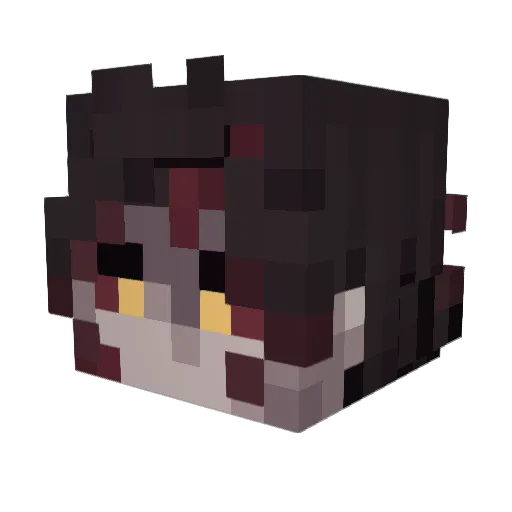 thejoshwolfe Minecraft avatar head, 3D render