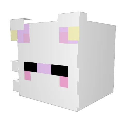 thekaoz Minecraft avatar head, 3D render