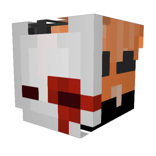 thekaratekid123 Minecraft avatar head, 3D render