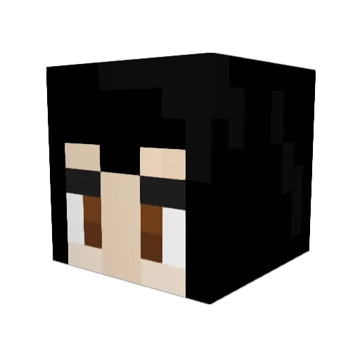 thekenkrieger Minecraft avatar head, 3D render