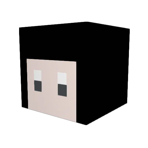 thekevin456 Minecraft avatar head, 3D render