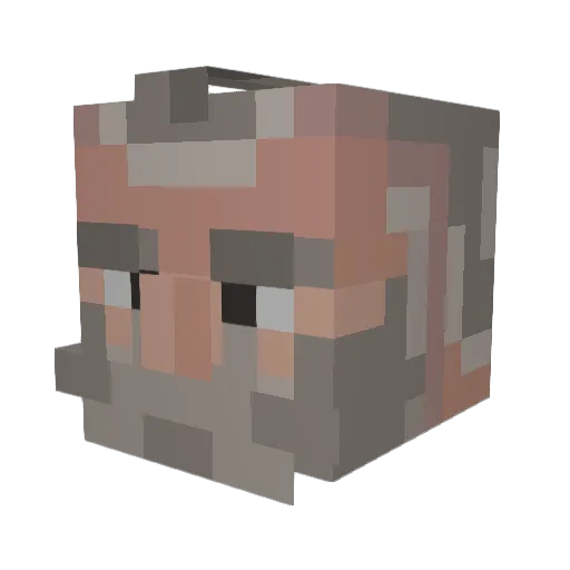 thekidster1 Minecraft avatar head, 3D render