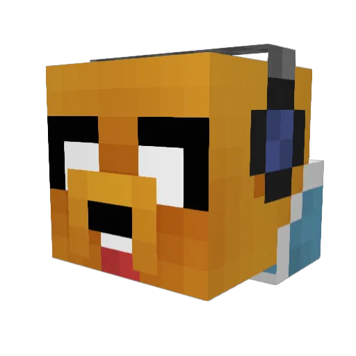 thekiller253 Minecraft avatar head, 3D render