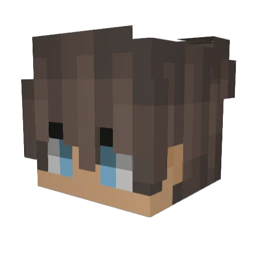 thekillspree Minecraft avatar head, 3D render