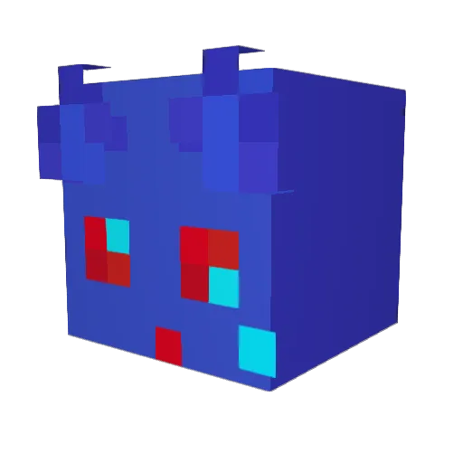 thekirbydot Minecraft avatar head, 3D render