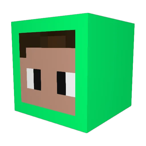thekosti23 Minecraft avatar head, 3D render