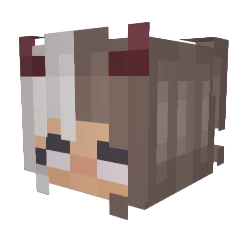 thekroo5 Minecraft avatar head, 3D render