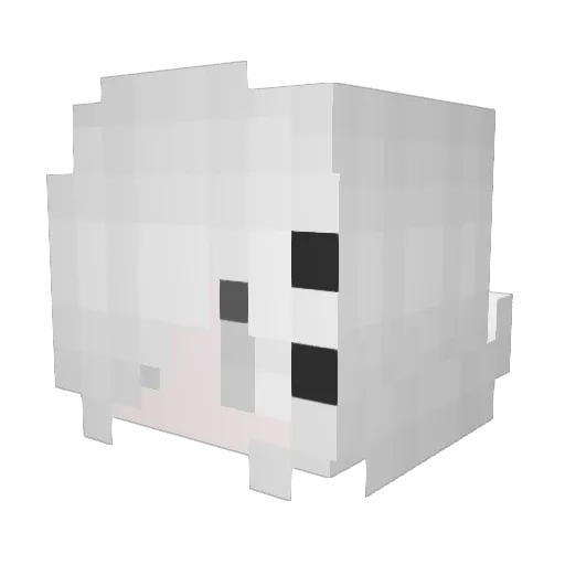 theland19 Minecraft avatar head, 3D render