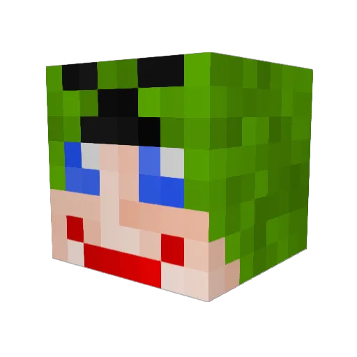 thelastcrusader7 Minecraft avatar head, 3D render