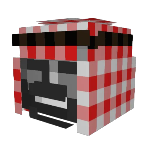 thelegandarylol Minecraft avatar head, 3D render