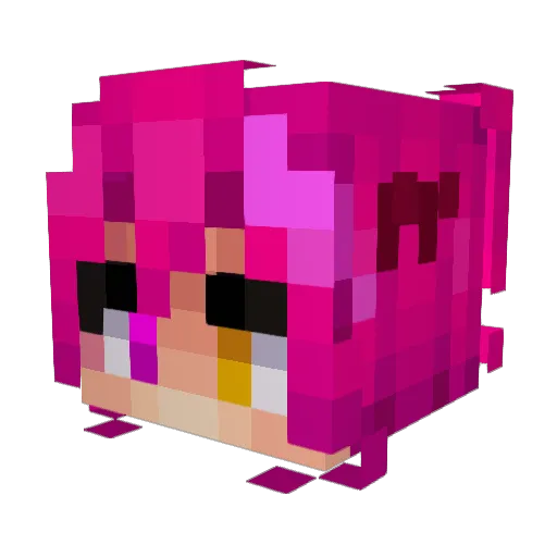 thelegomanblue Minecraft avatar head, 3D render