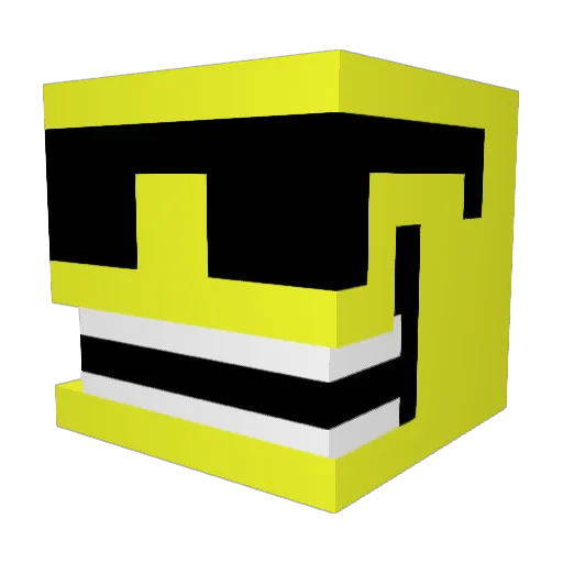thelem0n Minecraft avatar head, 3D render
