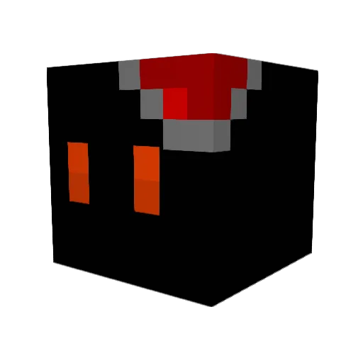 theliminox Minecraft avatar head, 3D render