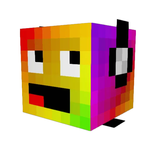 thelittledanish Minecraft avatar head, 3D render