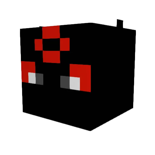 theliving10 Minecraft avatar head, 3D render
