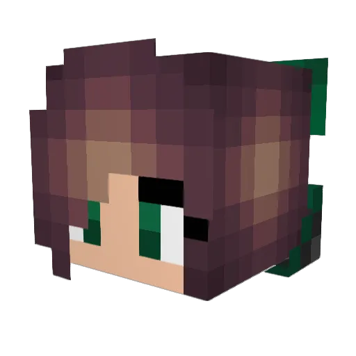 thelizao Minecraft avatar head, 3D render