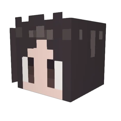 theloltree Minecraft avatar head, 3D render