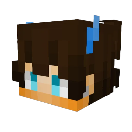 thelonewolf010 Minecraft avatar head, 3D render