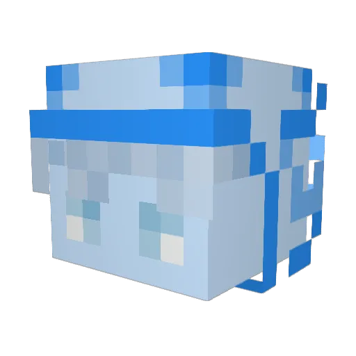 themadscottie Minecraft avatar head, 3D render